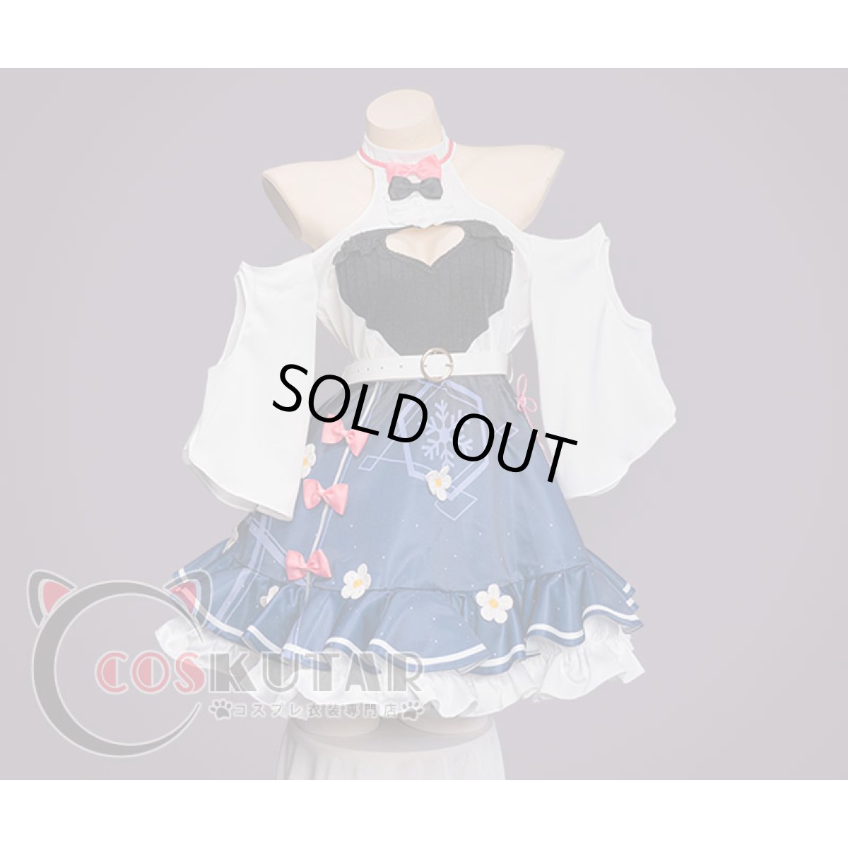 画像2: 原神 Genshin 神里綾華 バンド服 コスプレ衣装 (2)