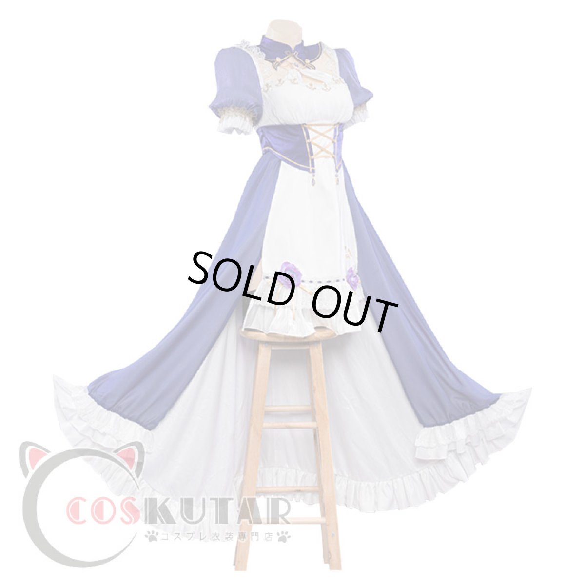 画像2: 原神 Genshin リサ メイド服 コスプレ衣装 (2)