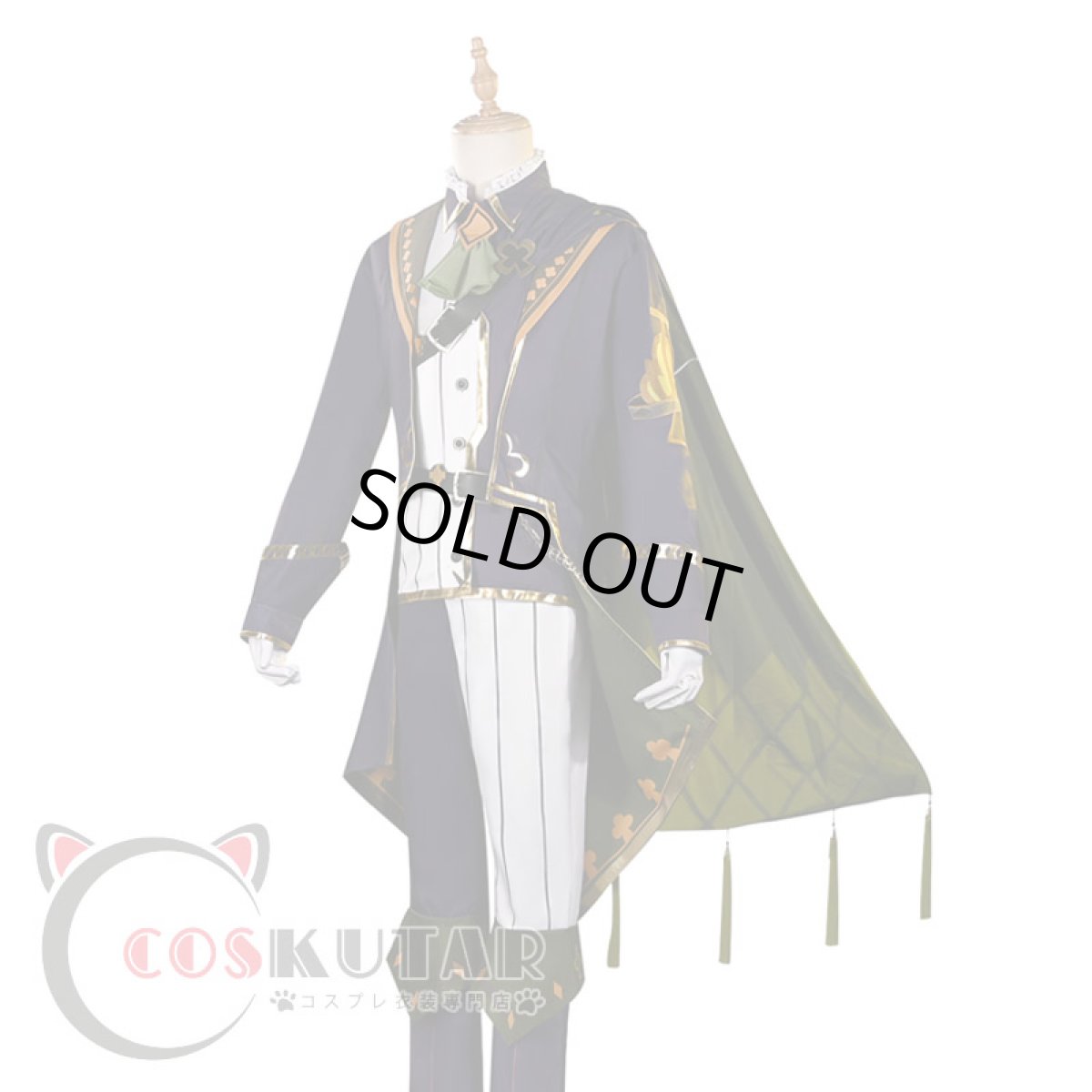 画像2: 第五人格 IdentityV BUTLERS CAFE スイーツパラダイスコラボ第5弾 傭兵 ナワーブ・サベダー コスプレ衣装 (2)