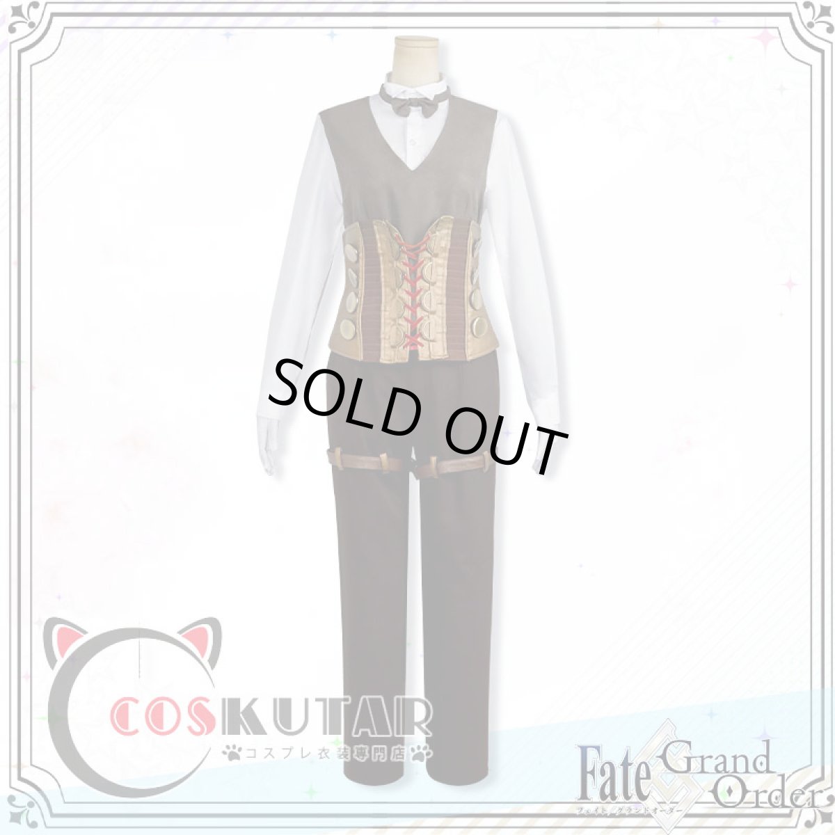 画像6: Fate/Grand Order FGO シャーロック・ホームズ コスプレ衣装 第一段階 第二段階 (6)