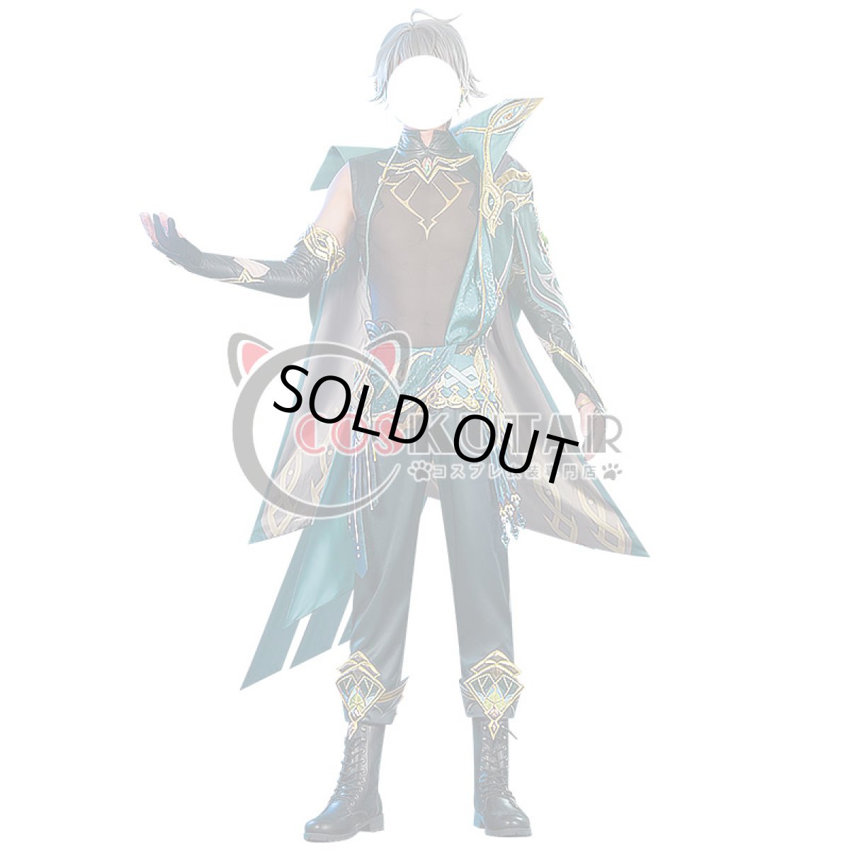 画像1: 原神 Genshin アルハイゼン コスプレ衣装 (1)