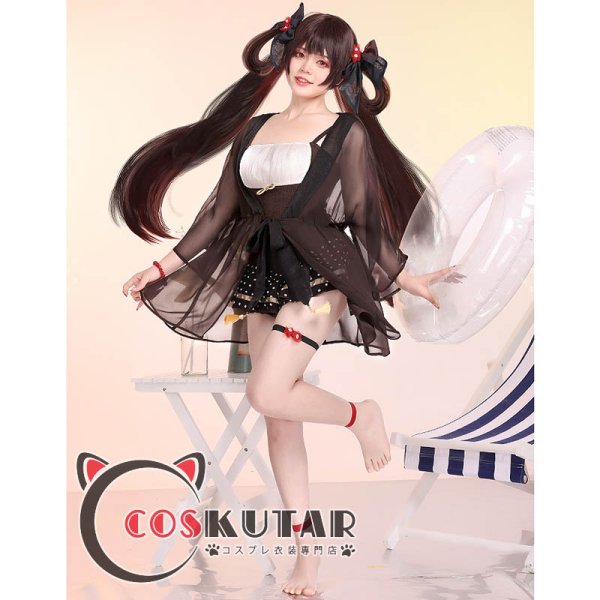 原神 Genshin 胡桃 水着 コスプレ衣装｜COSKUTARコスプレ衣装専門店