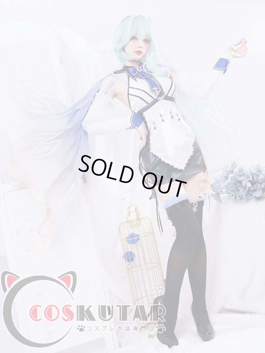 画像3: 原神 Genshin エウルア メイド服 コスプレ衣装 (3)