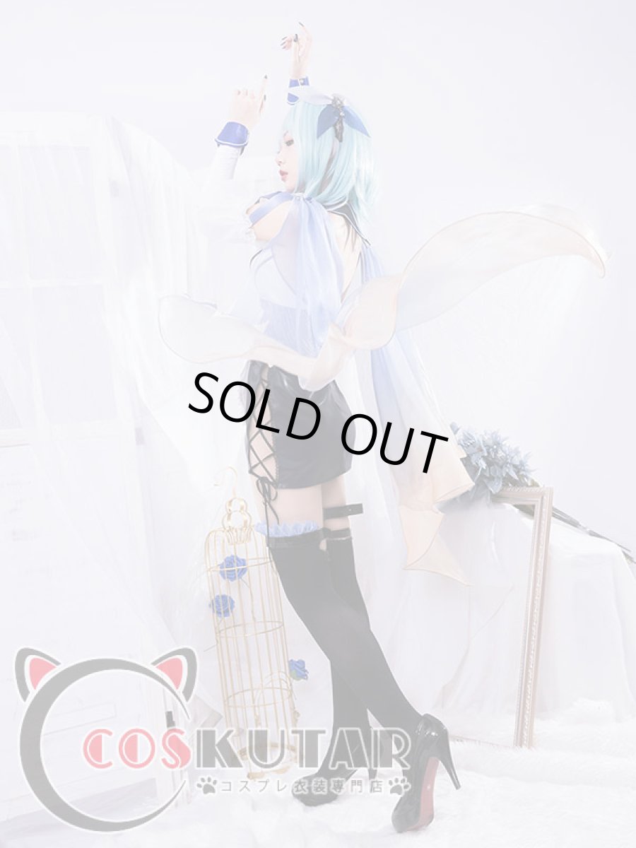画像2: 原神 Genshin エウルア メイド服 コスプレ衣装 (2)
