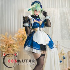 画像1: 原神 Genshin スクロース メイド服 コスプレ衣装 (1)