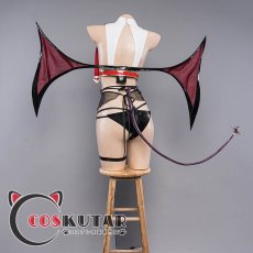 画像3: 原神 Genshin ロサリア サキュバス コスプレ衣装 (3)
