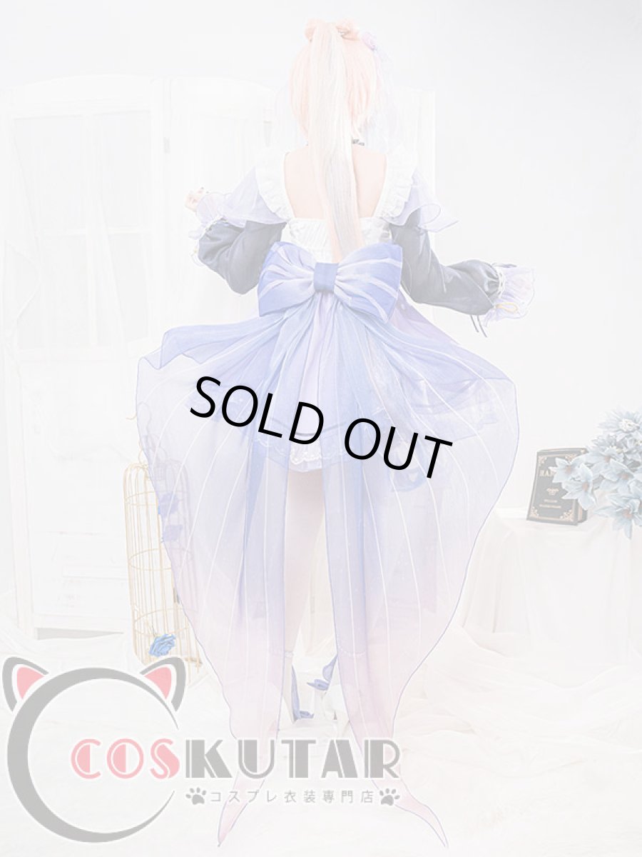 画像3: 原神 Genshin 珊瑚宮心海 メイド服 コスプレ衣装 (3)