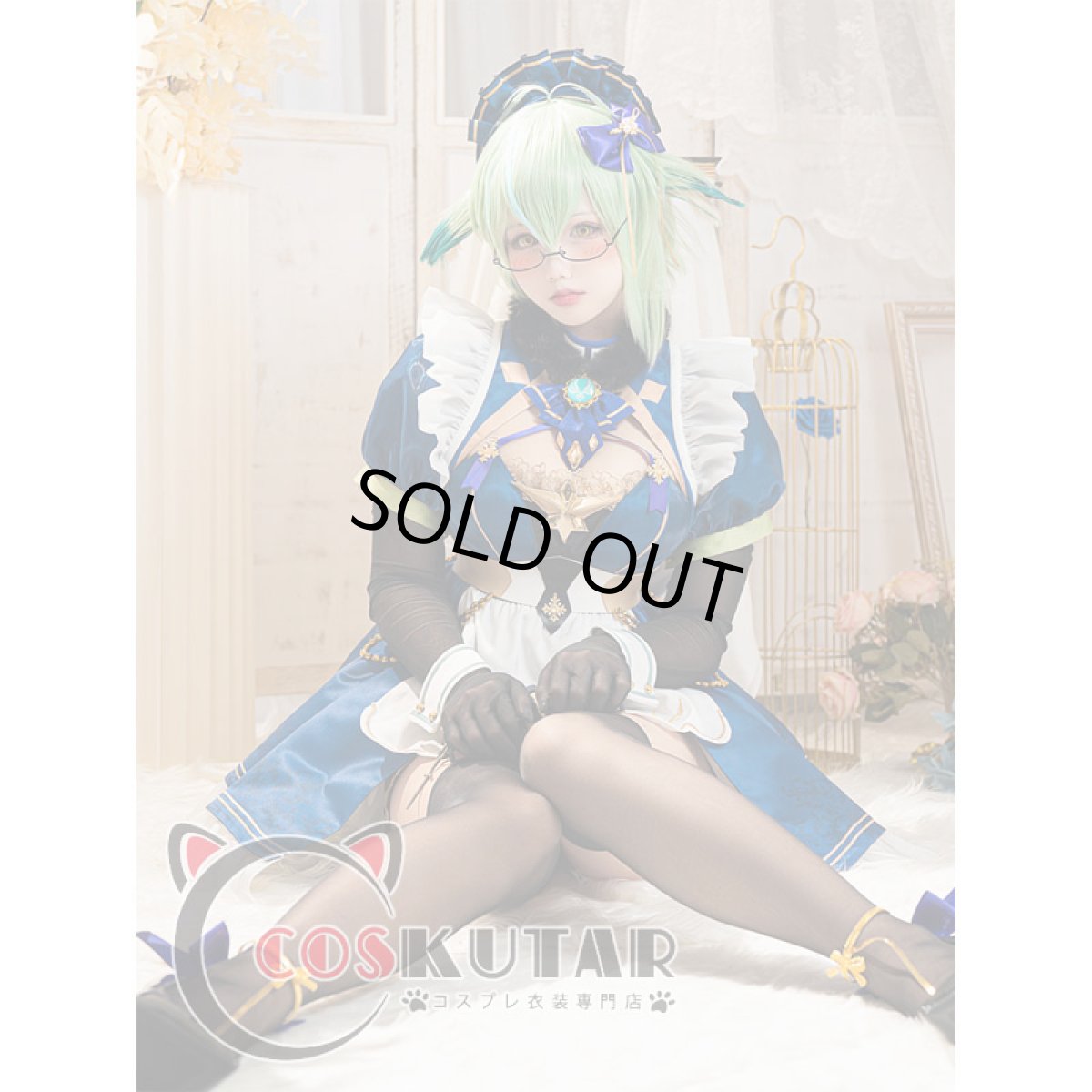 画像2: 原神 Genshin スクロース メイド服 コスプレ衣装 (2)