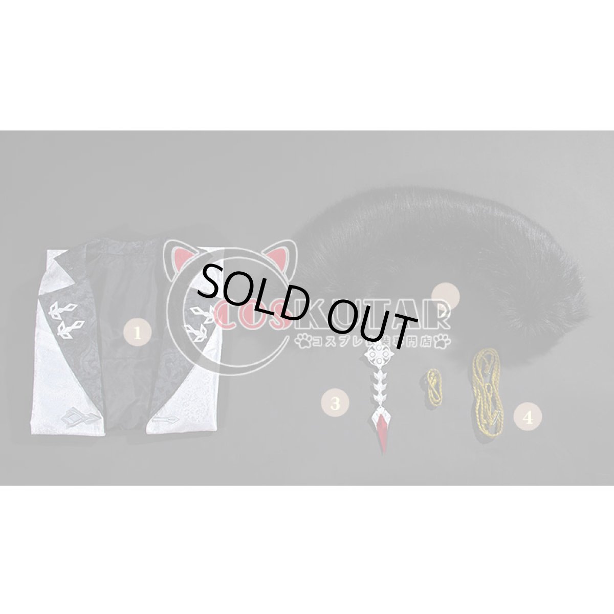 画像13: 原神 Genshin ファトゥス 冬夜の戯劇 コスプレ衣装 (13)