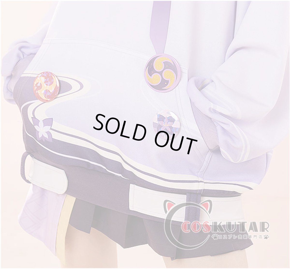 画像6: 原神 Genshin 雷電将軍 2022原神生日会 コスプレ衣装 (6)