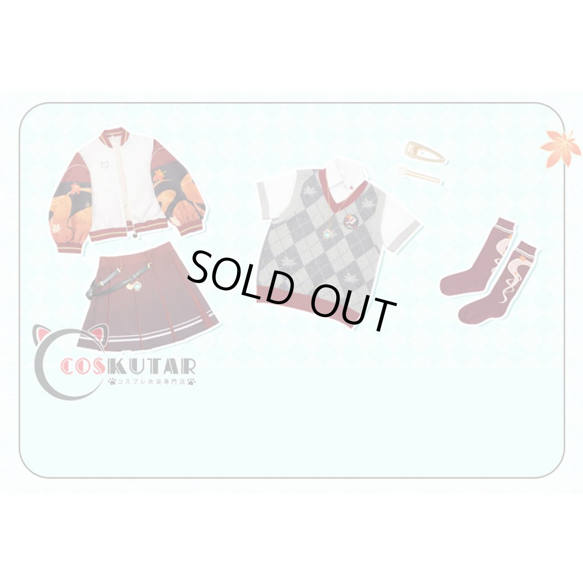 画像19: 原神 Genshin 楓原万葉 日常服 同人 コスプレ衣装 (19)