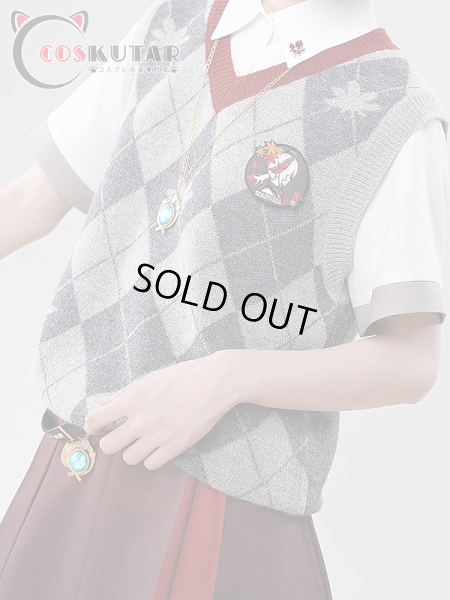 画像4: 原神 Genshin 楓原万葉 日常服 同人 コスプレ衣装 (4)