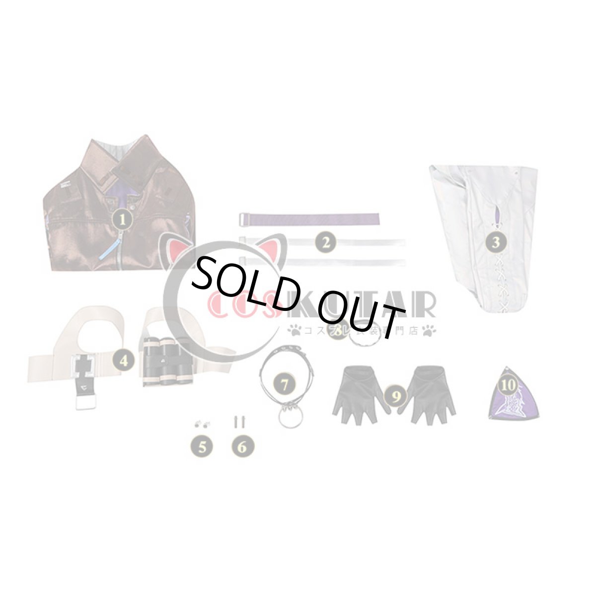 画像19: 無期迷途 ハクイツ コスプレ衣装 (19)