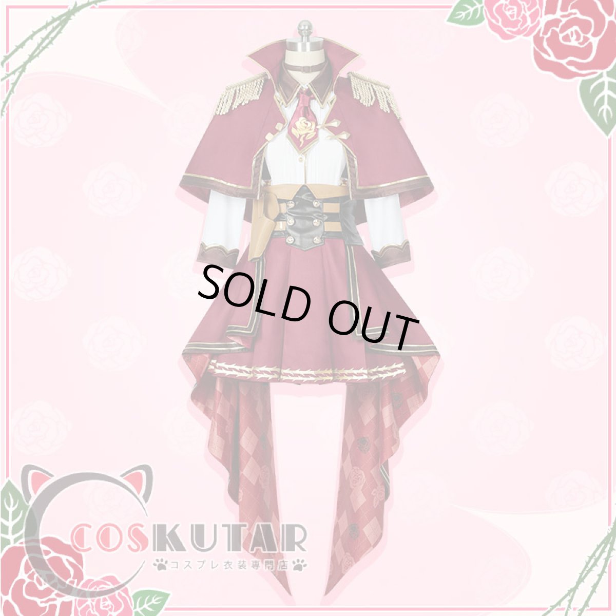 画像2: バーチャルYouTuber VTuber Rosemi ロゼミ・ラブロック 新衣装 コスプレ衣装 (2)