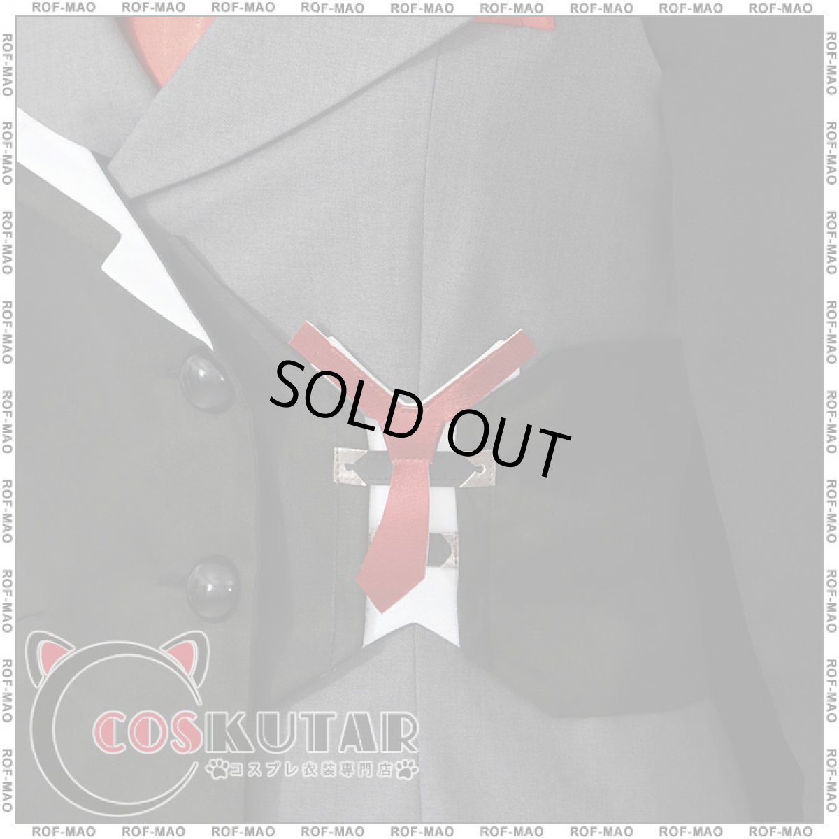 画像9: バーチャルYouTuber VTuber ROF-MAO 加賀美 コスプレ衣装 (9)