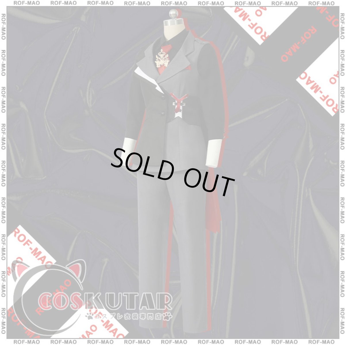 画像3: バーチャルYouTuber VTuber ROF-MAO 加賀美 コスプレ衣装 (3)