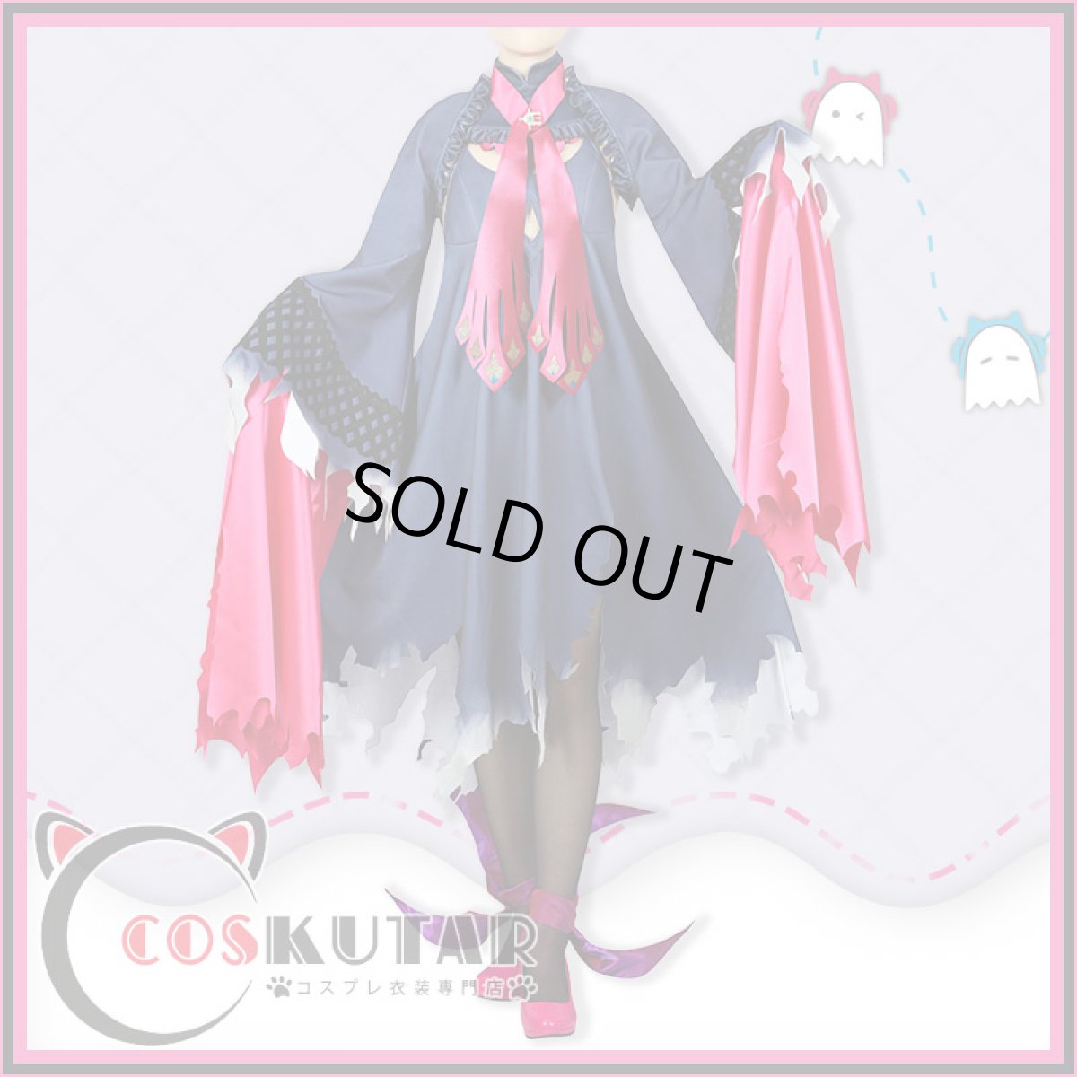 画像2: バーチャルYouTuber VTuber ROF-MAO Reimu 遠藤霊夢 コスプレ衣装 (2)