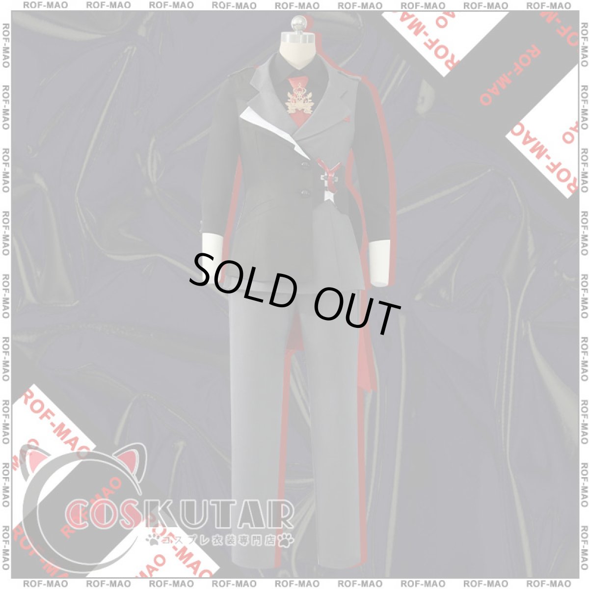 画像2: バーチャルYouTuber VTuber ROF-MAO 加賀美 コスプレ衣装 (2)