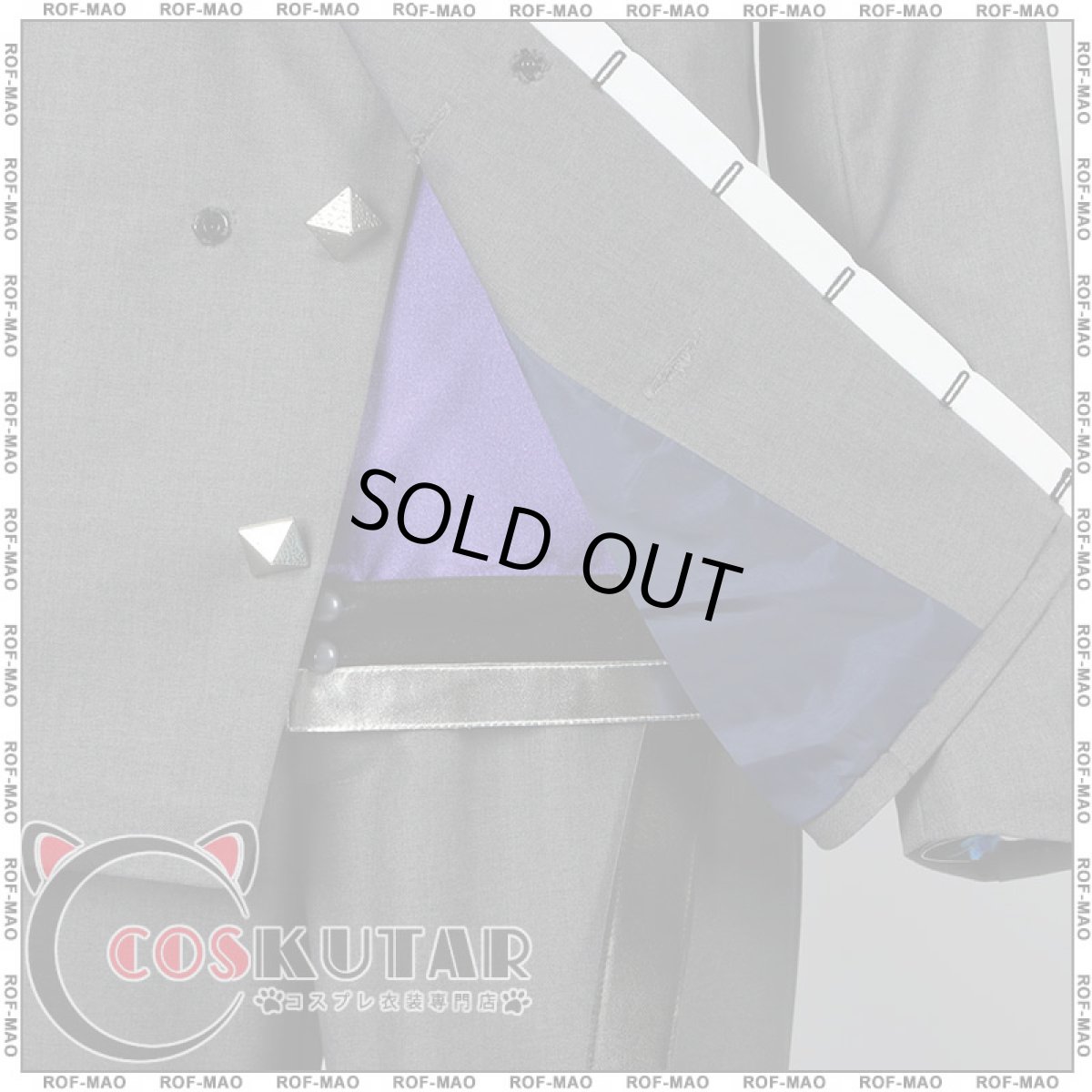 画像10: バーチャルYouTuber VTuber ROF-MAO 剣持とうや コスプレ衣装 (10)