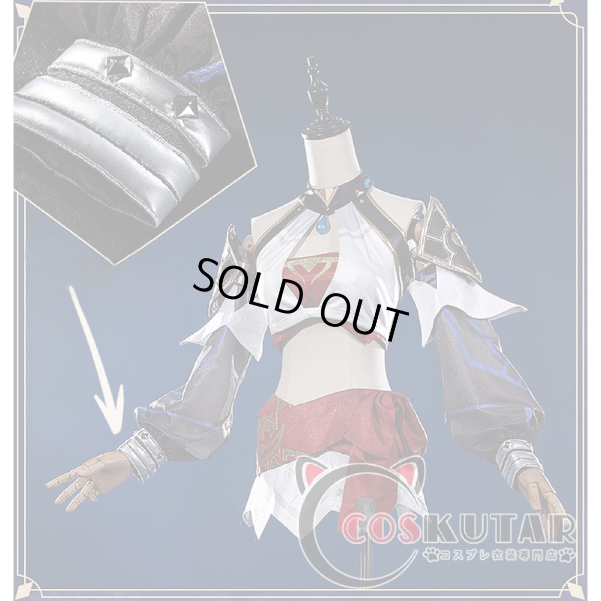 画像4: 原神 Genshin エルマイト旅団  サンドウォーター コスプレ衣装 (4)