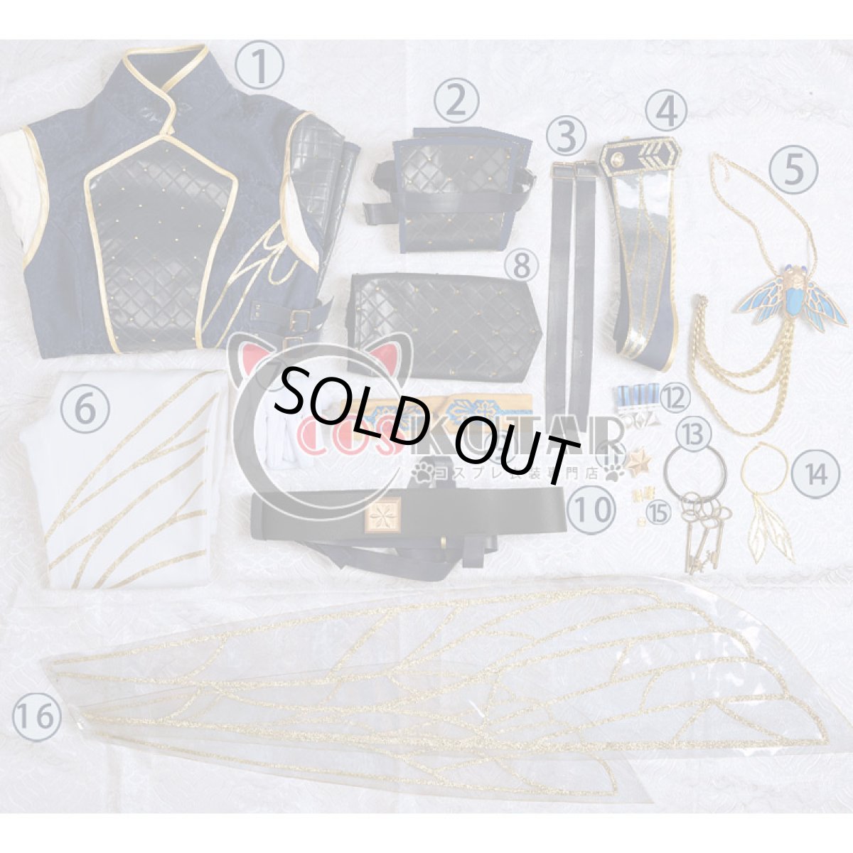 画像14: 第五人格 IdentityV 冬蝉 囚人 ルカ・バルサー コスプレ衣装 (14)