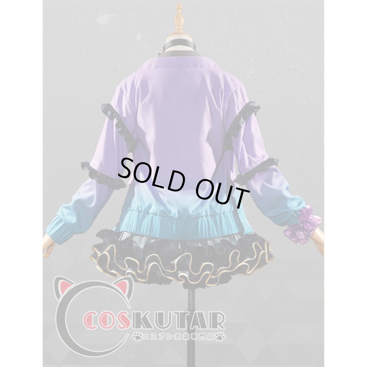 画像23: バーチャルYouTuber VTuber にじさんじEN XSOLEIL Meloco Kyoran 狂蘭メロコ コスプレ衣装 (23)