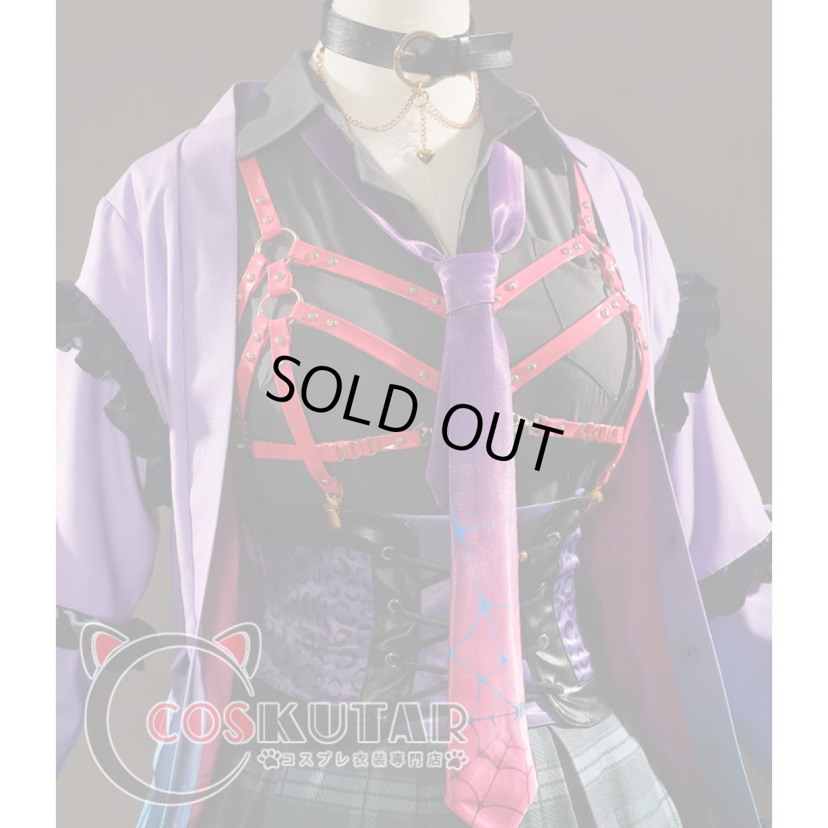 画像3: バーチャルYouTuber VTuber にじさんじEN XSOLEIL Meloco Kyoran 狂蘭メロコ コスプレ衣装 (3)