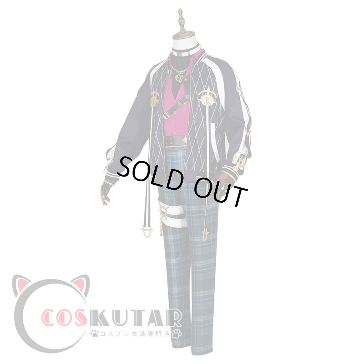 画像3: バーチャルYouTuber VTuber にじさんじEN XSOLEIL Doppio Dropscythe ドッピオ ドロップサイト コスプレ衣装 (3)