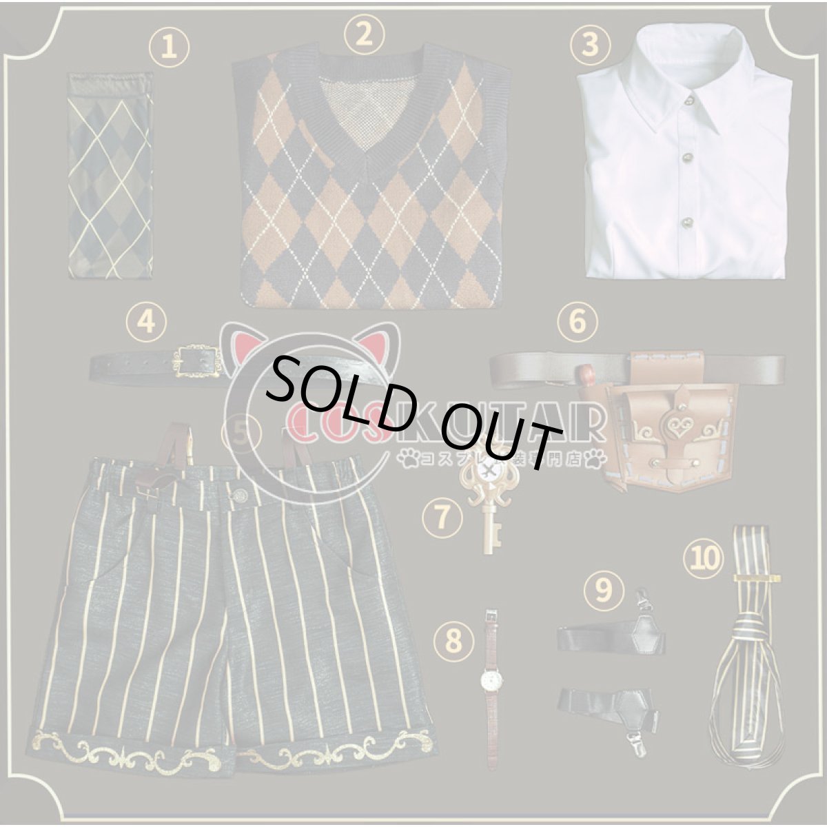 画像14: 第五人格 IdentityV 遡及シリーズ 機械技師 トレイシー コスプレ衣装 (14)