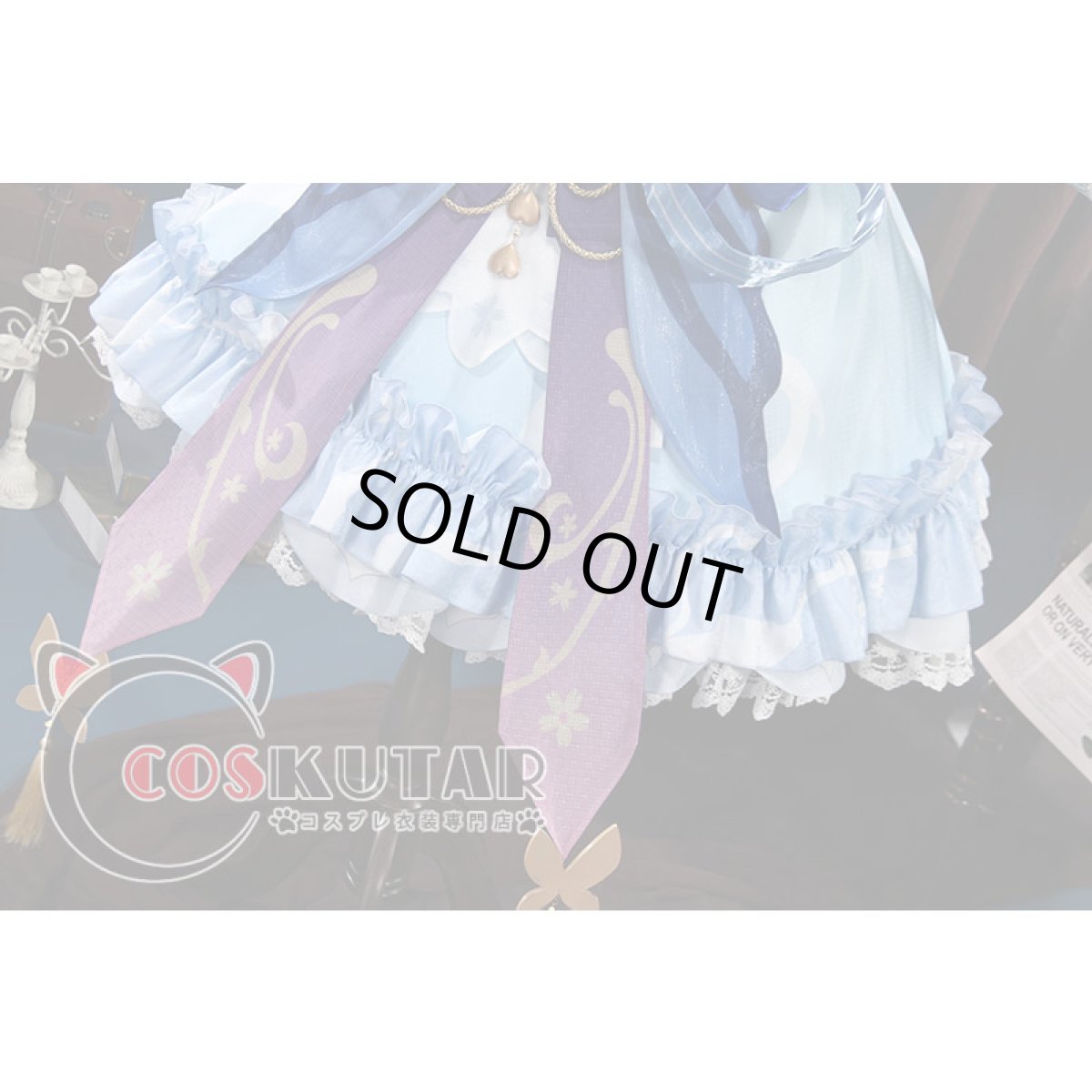 画像25: 原神 Genshin 神里綾華 花時に訪れた手紙 コスプレ衣装 修正版 (25)