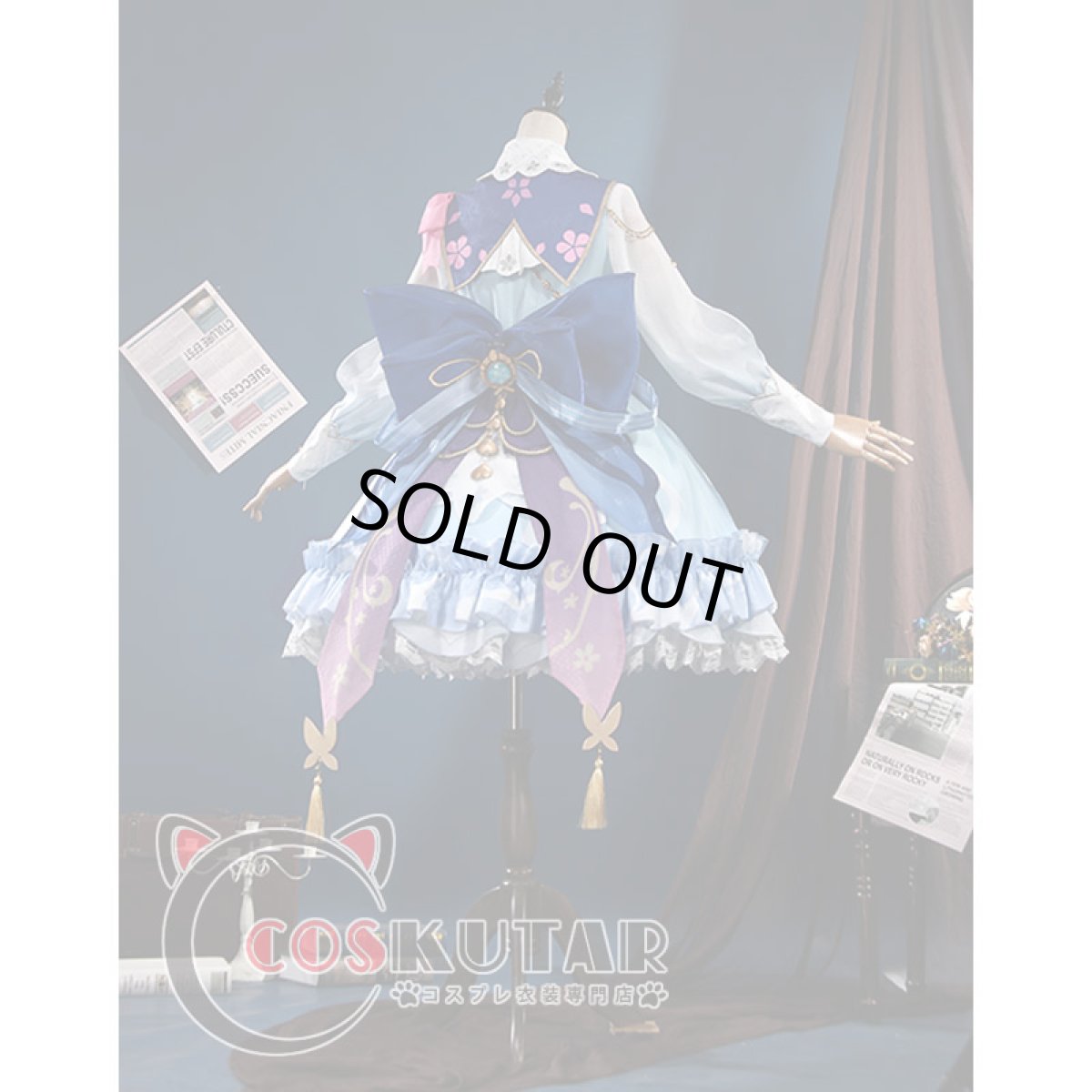 画像23: 原神 Genshin 神里綾華 花時に訪れた手紙 コスプレ衣装 修正版 (23)