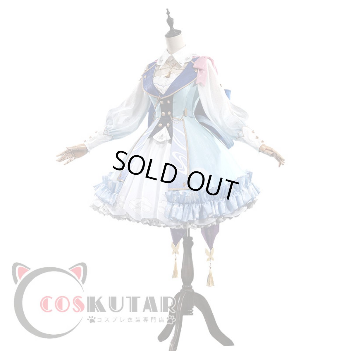 画像2: 原神 Genshin 神里綾華 花時に訪れた手紙 コスプレ衣装 修正版 (2)