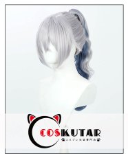 画像1: 崩壊：スターレイル 銀狼 コスプレウィッグ (1)
