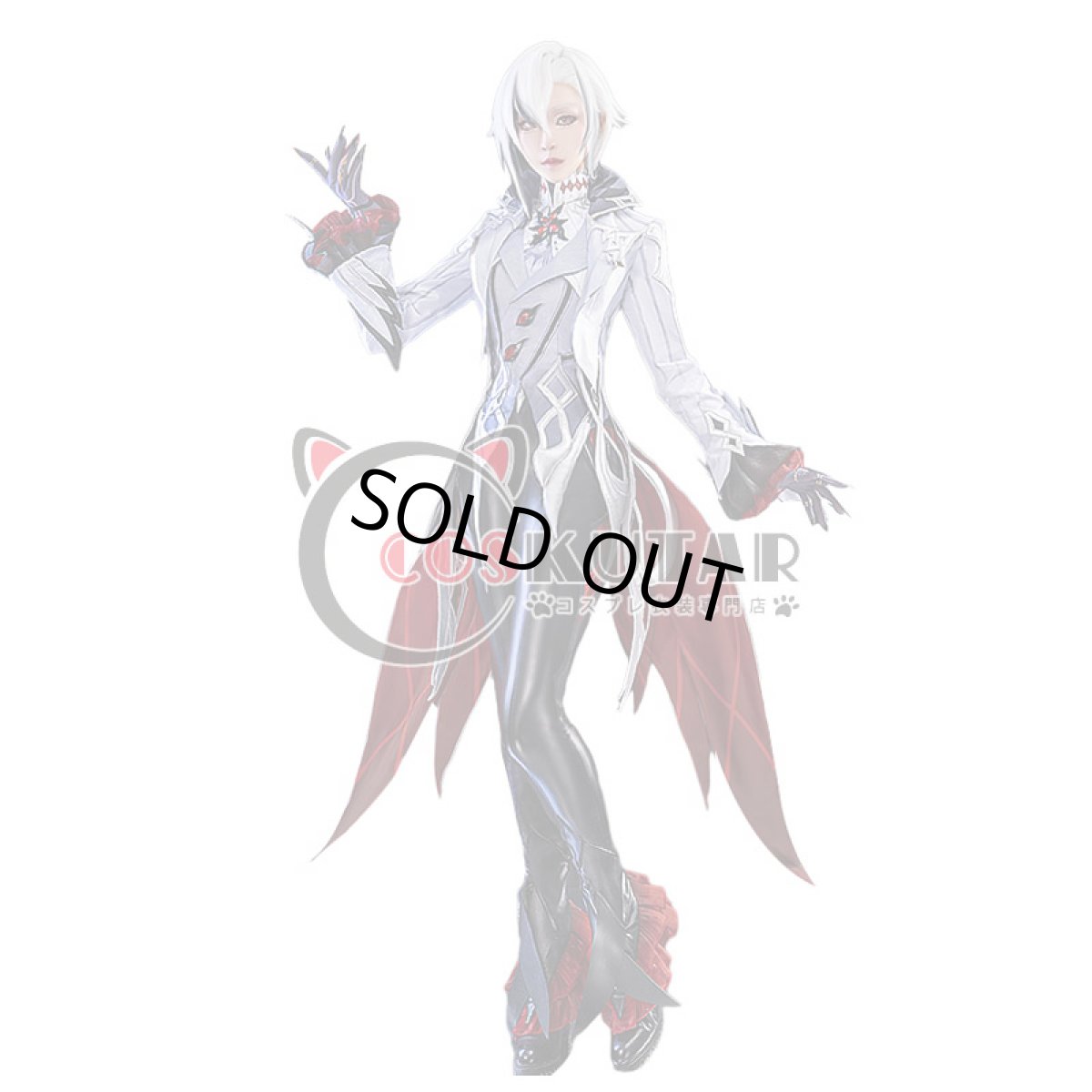 画像1: 原神 Genshin 召使 アルレッキーノ コスプレ衣装 修正版 (1)