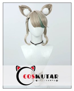 原神 Genshin リネット コスプレウィッグ 耳付き｜COSKUTARコスプレ