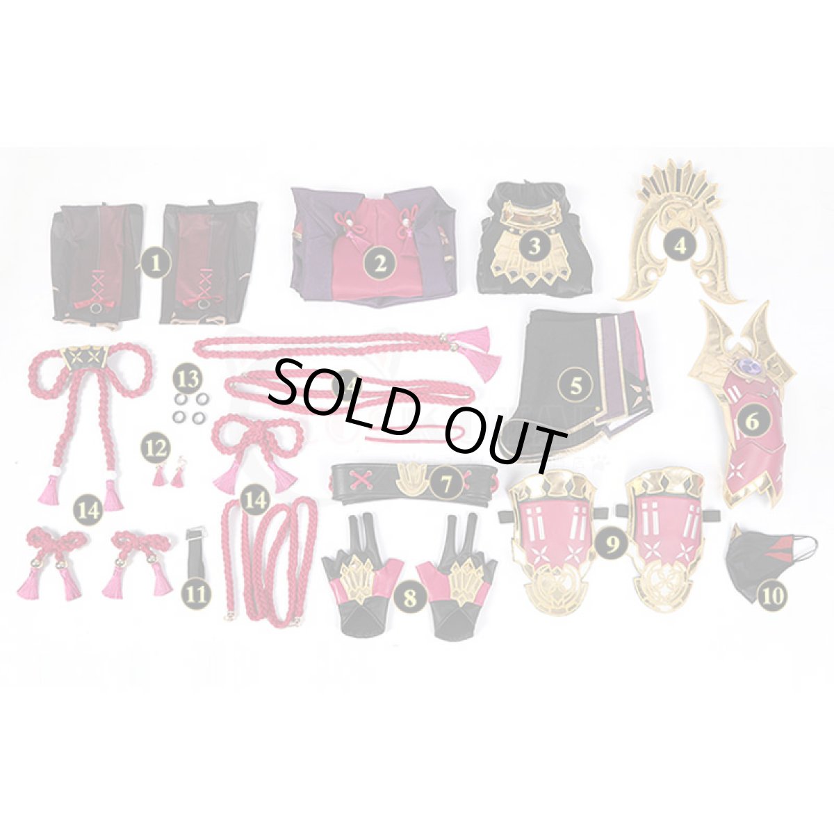 画像26: 原神 Genshin 久岐忍 コスプレ衣装 修正版 (26)