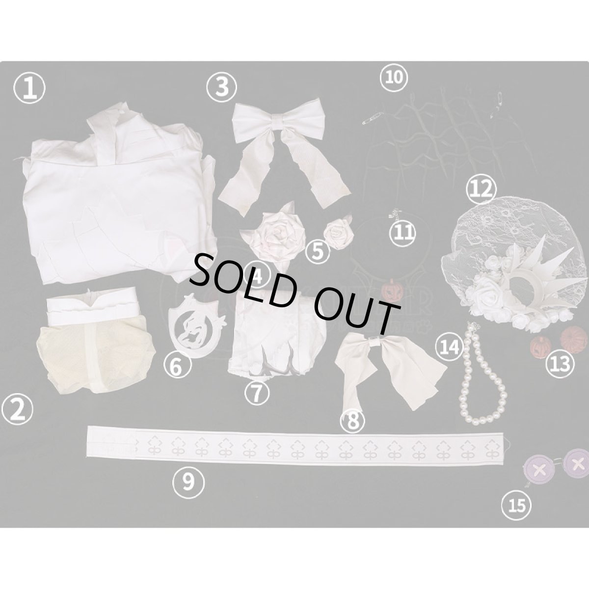 画像15: 第五人格 IdentityV 紙心 機械技師 トレイシー コスプレ衣装 (15)