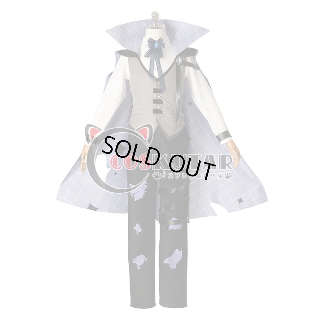 画像1: VOCALOID ボーカロイド 初音ミク×ラスカル 2023 KAITO コスプレ衣装 (1)