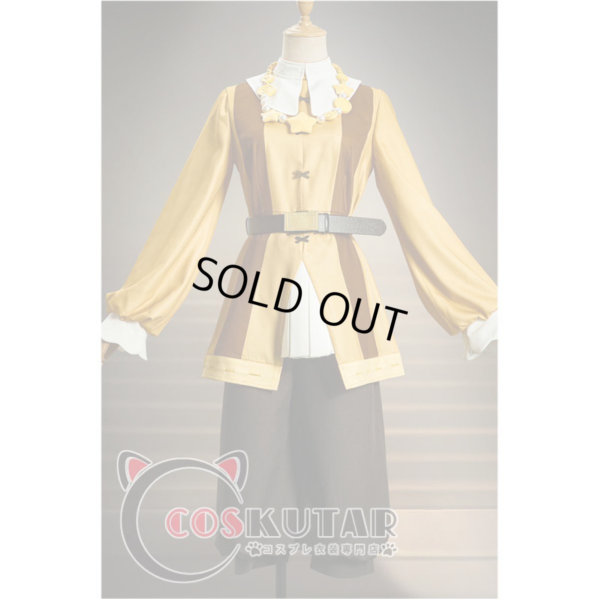 画像7: 第五人格×サンリオキャラクターズ ポムポムプリン 墓守 アンドルー コスプレ衣装 (7)