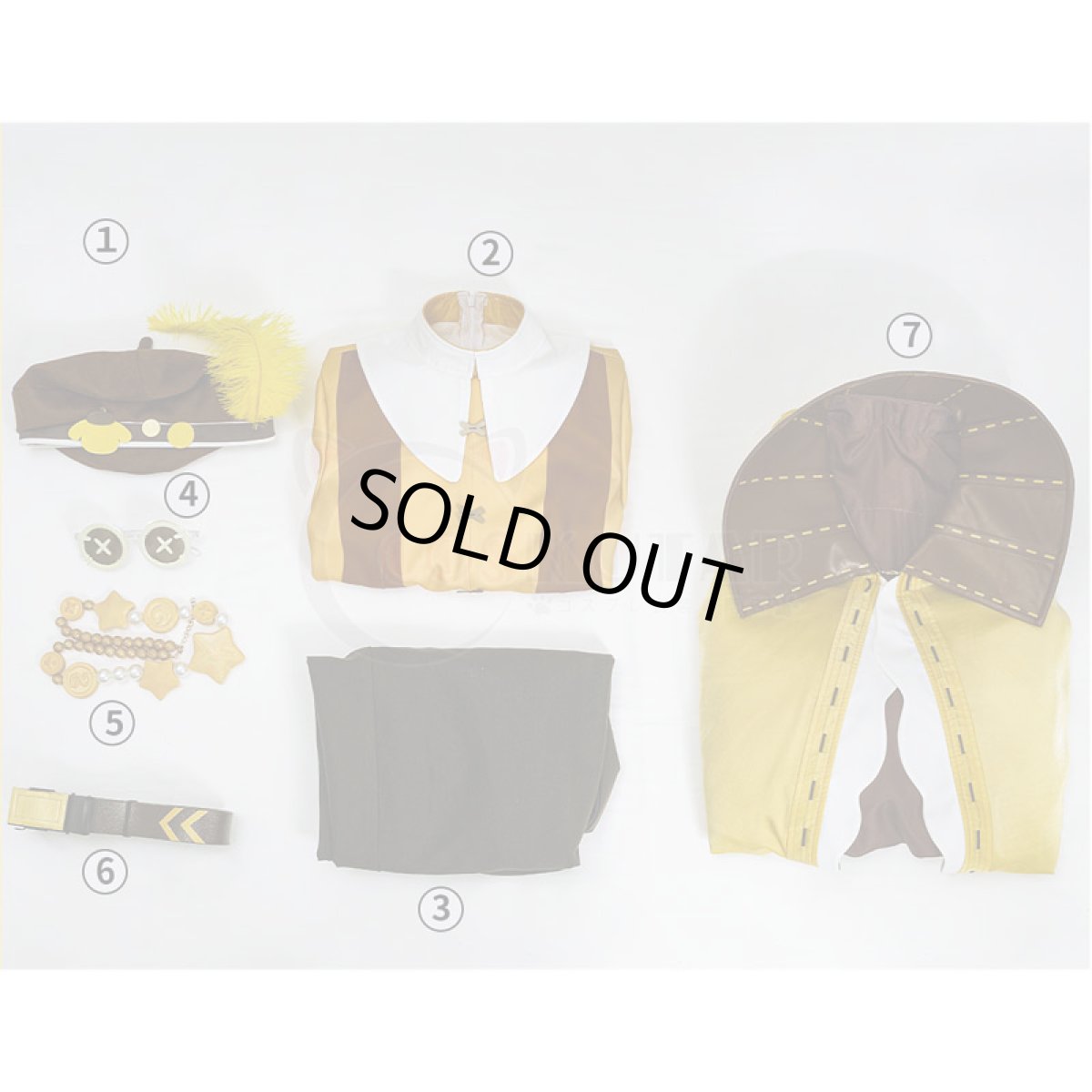 画像20: 第五人格×サンリオキャラクターズ ポムポムプリン 墓守 アンドルー コスプレ衣装 (20)