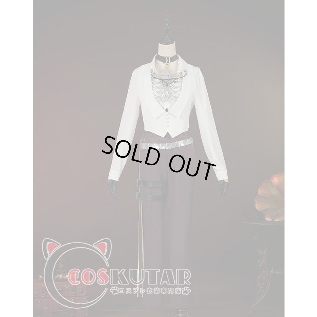 画像3: 第五人格 IdentityV ハロウィン演奏会 囚人 ルカ・バルサー コスプレ衣装 (3)