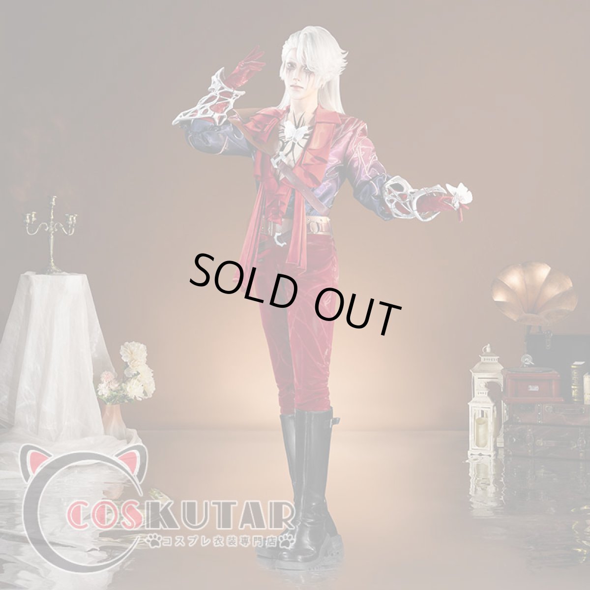 画像2: 第五人格 IdentityV 赤服の人物 傭兵 ナワーブ・サベダー コスプレ衣装Ver2 (2)