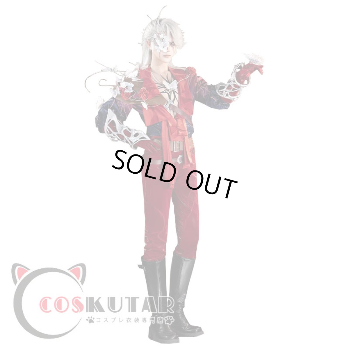 画像1: 第五人格 IdentityV 赤服の人物 傭兵 ナワーブ・サベダー コスプレ衣装Ver2 (1)