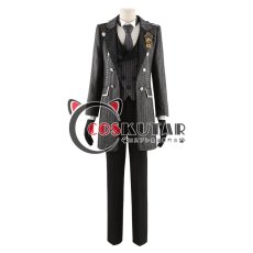画像1: ツイステッドワンダーランド ツイステ ハロウィン2024 ナイトメアースーツ マレウス・ドラコニア コスプレ衣装 (1)