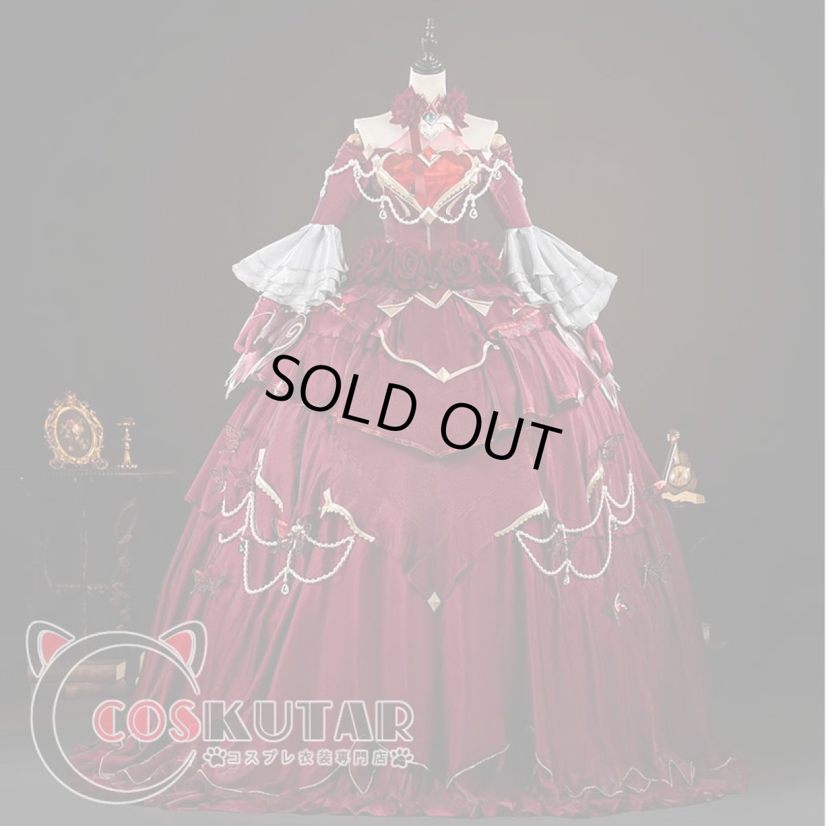 画像2: 第五人格 IdentityV 標本画廊シリーズ 血の女王 マリー コスプレ衣装 初回サンプル (2)