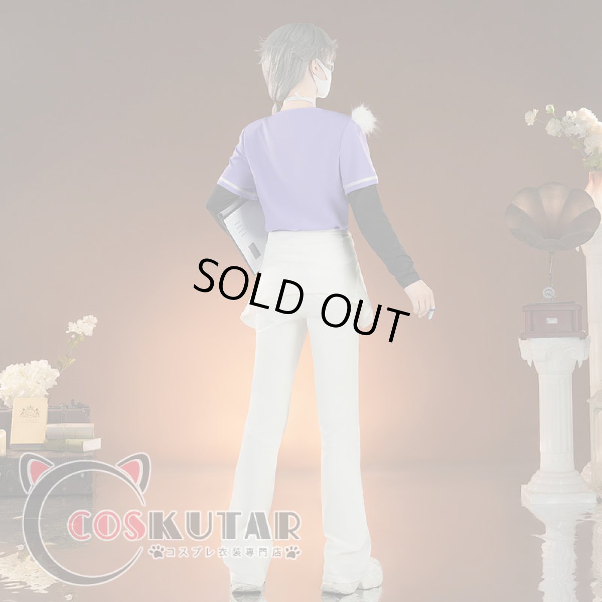 画像2: 第五人格 IdentityV BLK戦隊 BLK.AESOP 納棺師 イソップ・カール コスプレ衣装Ver2 (2)