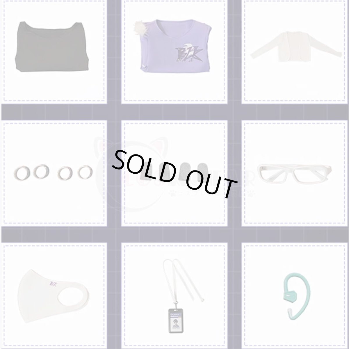 画像18: 第五人格 IdentityV BLK戦隊 BLK.AESOP 納棺師 イソップ・カール コスプレ衣装Ver2 (18)