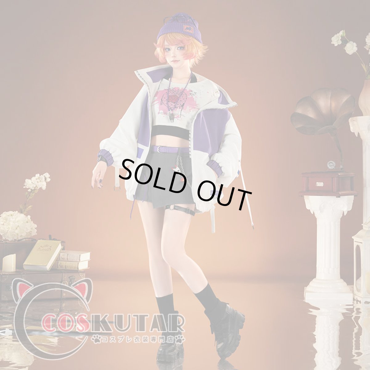 画像1: 第五人格 IdentityV BLK戦隊 BLK.TRACY 機械技師 トレイシー コスプレ衣装Ver2 (1)