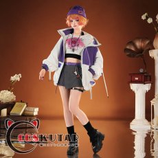 画像1: 第五人格 IdentityV BLK戦隊 BLK.TRACY 機械技師 トレイシー コスプレ衣装Ver2 (1)