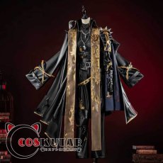 画像1: 第五人格 IdentityV 金箔 隠者 アルヴァ・ロレンツ コスプレ衣装 (1)